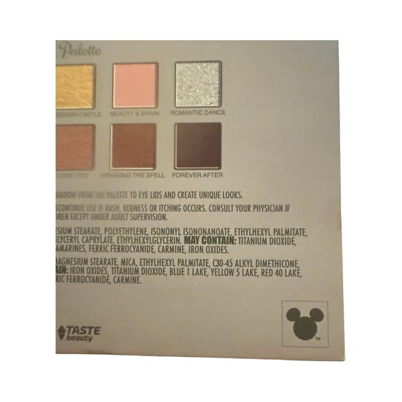 NEW AND SEALED! Disney Belle Floral Eyeshadow Palette - Gold edged- - Picture 7 of 7